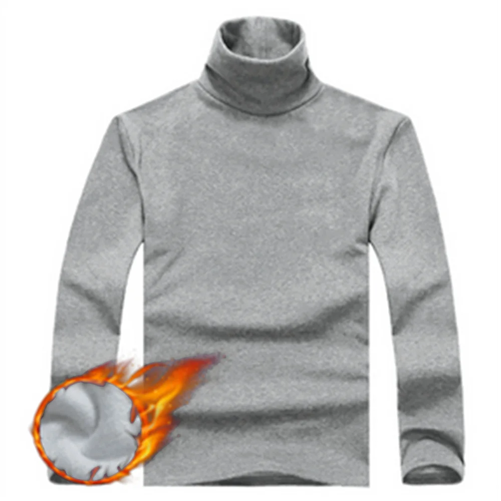 Men's Base Layer Bottoms Underwear Tops Elastic Slim Winter Turtleneck Thick Warm Fleece Pullover Long Sleeve Tops T-Shirt
Men's Base Layer Bottoms Underwear Tops Elastic Slim Winter Turtleneck Thick Warm Fleece Pullover Long Sleeve Tops T-Shirt