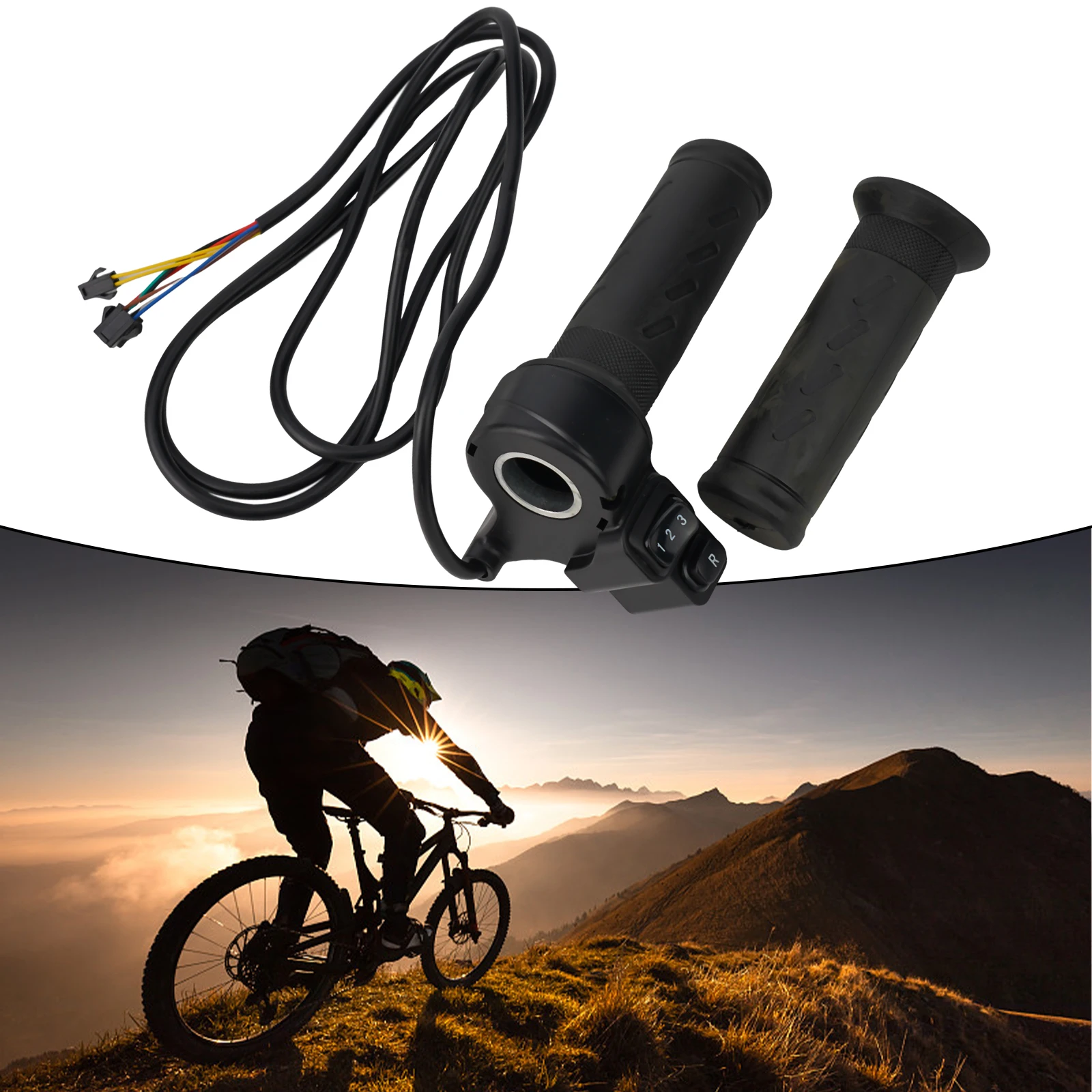3speed EBikeTwist Speed Throttle 24V 36V 48V 72V For Electric Scooter Bicycle Bicycle Throttle Universal Handlebar Easy Repair
3speed EBikeTwist Speed Throttle 24V 36V 48V 72V For Electric Scooter Bicycle Bicycle Throttle Universal Handlebar Easy Repair