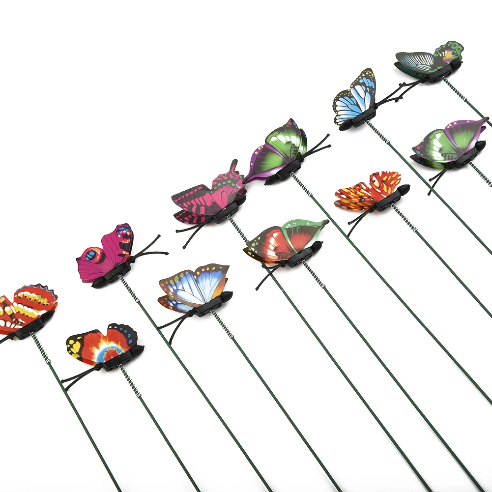 Ornament Butterfly Stakes Random Color Wide Applications PVC Material 50pcs Garden Indoor Yard 25*4cm Bed Decor
Ornament Butterfly Stakes Random Color Wide Applications PVC Material 50pcs Garden Indoor Yard 25*4cm Bed Decor