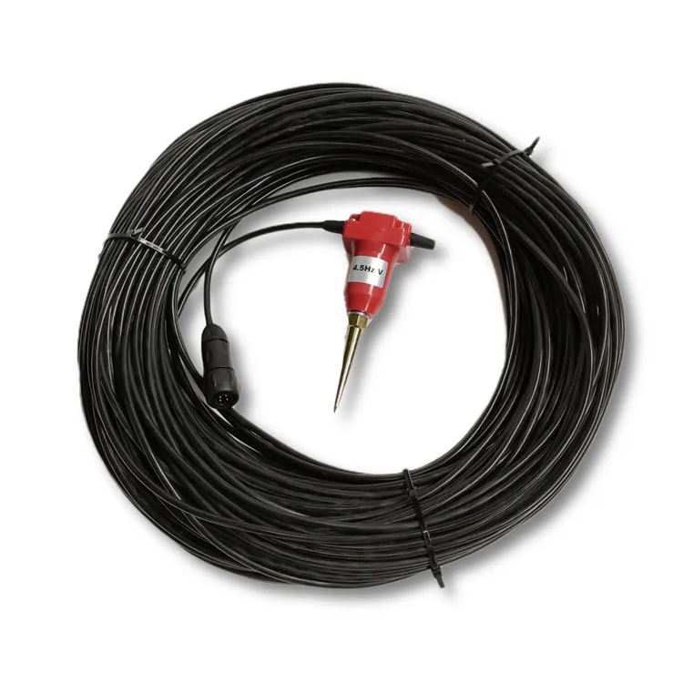 STARTER geophone 4.5hz vertical terminated with 4 pin male connector , seismic geophone 4.5 Hz string
STARTER geophone 4.5hz vertical terminated with 4 pin male connector , seismic geophone 4.5 Hz string