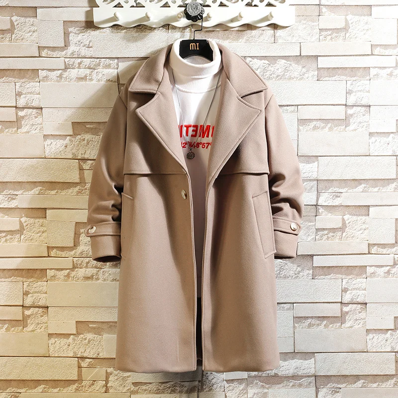 Men's Winter 2024 New Tide Mid-length Woollen Jacket Women Youth Solid Color Large Size M-8XL Casual Suit Collar Loose Coat Men
Men's Winter 2024 New Tide Mid-length Woollen Jacket Women Youth Solid Color Large Size M-8XL Casual Suit Collar Loose Coat Men