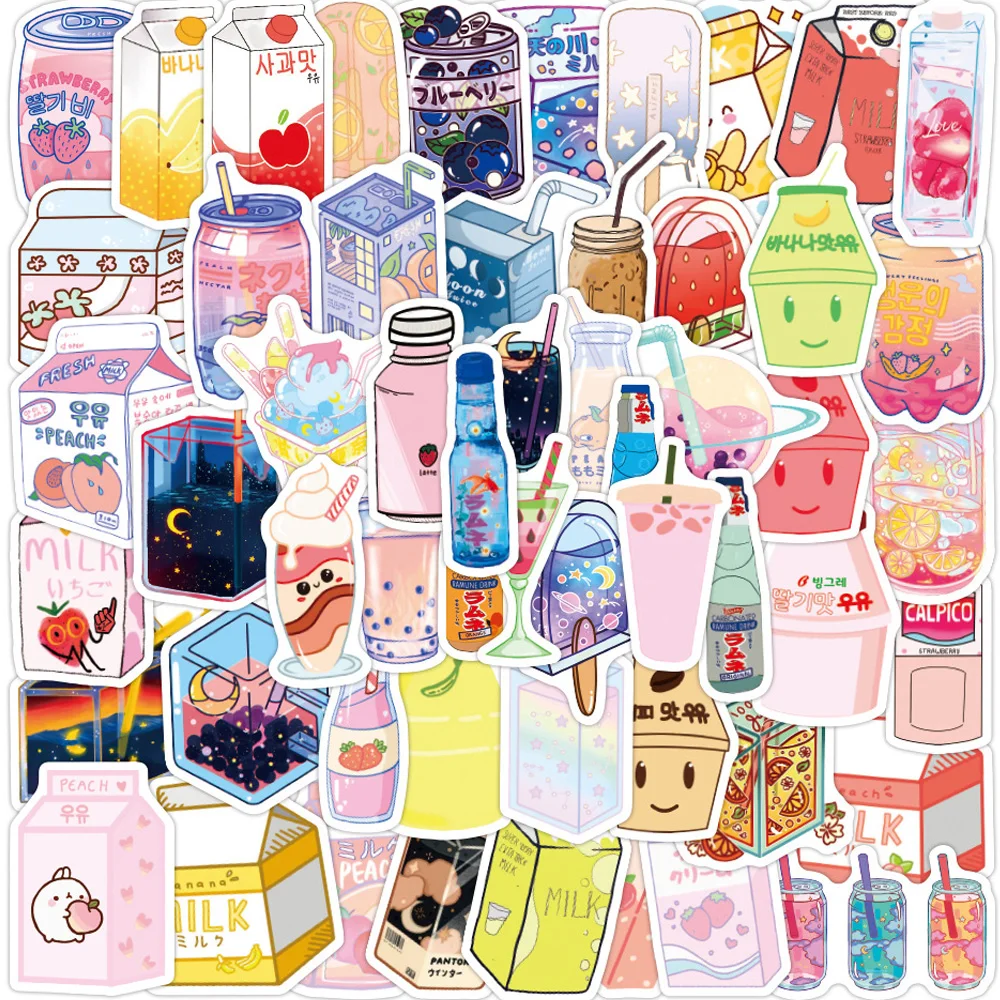 10/30/50pcs Cute Drink Graffiti Stickers Aesthetic Stationery Supplies Stickers for Kids Kawaii Graffiti Scrapbooking Scrapbook
10/30/50pcs Cute Drink Graffiti Stickers Aesthetic Stationery Supplies Stickers for Kids Kawaii Graffiti Scrapbooking Scrapbook