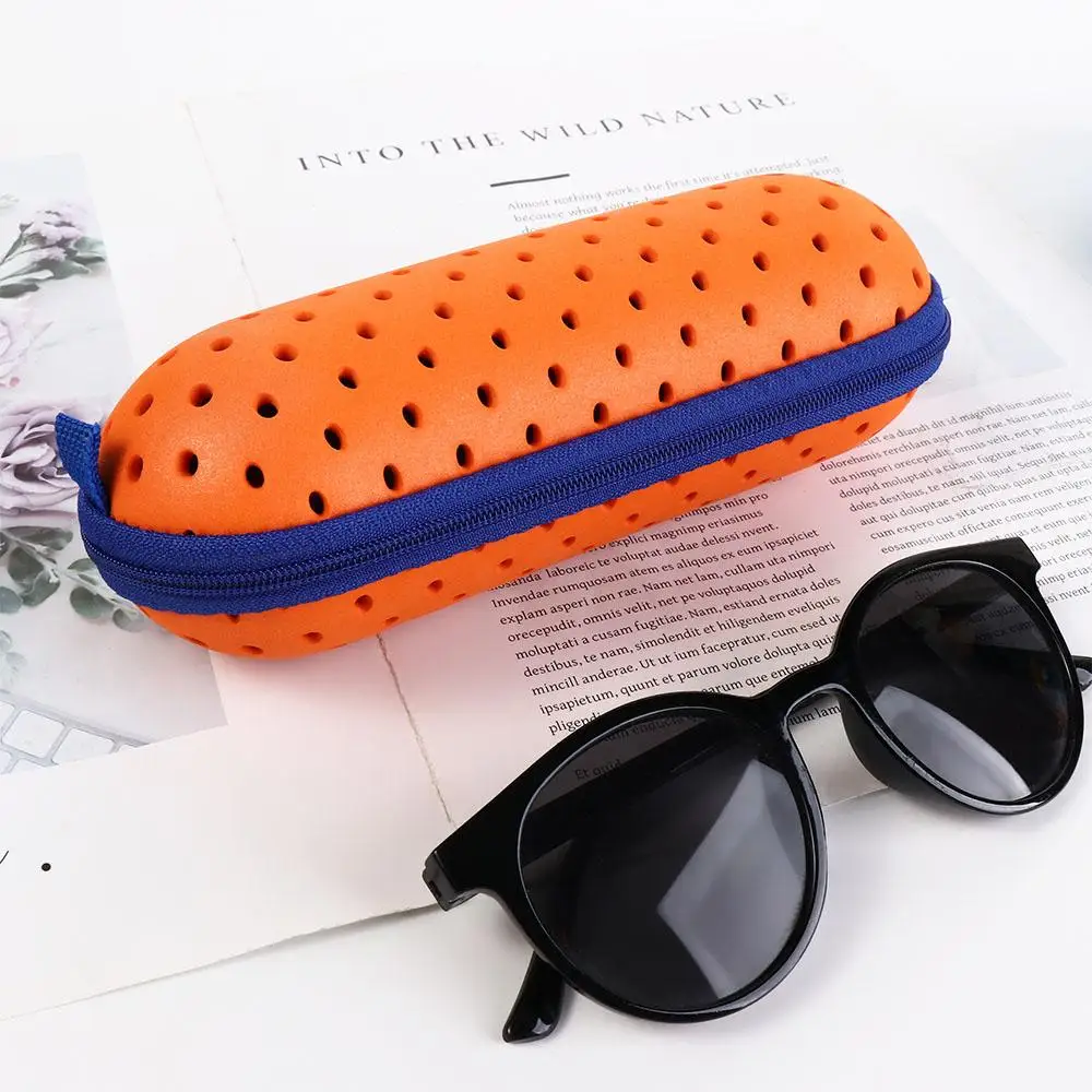 

Hollow Swim Goggle Case EVA Lightweight Zipper Eyeglasses Case with Air Holes Portable Swimming Goggles Storage Box