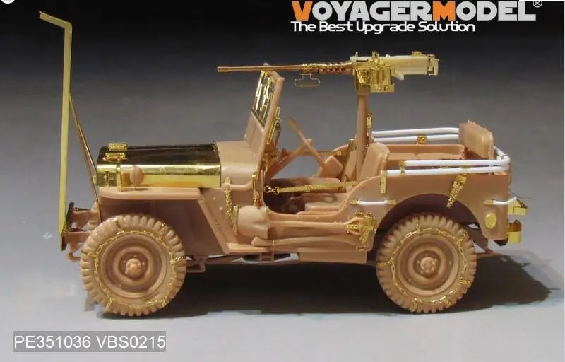 Набор обновлений для Jeep Willys MB времен Второй мировой войны Voyager PE351036 (Для MENG VS-011)
Набор обновлений для Jeep Willys MB времен Второй мировой войны Voyager PE351036 (Для MENG VS-011)