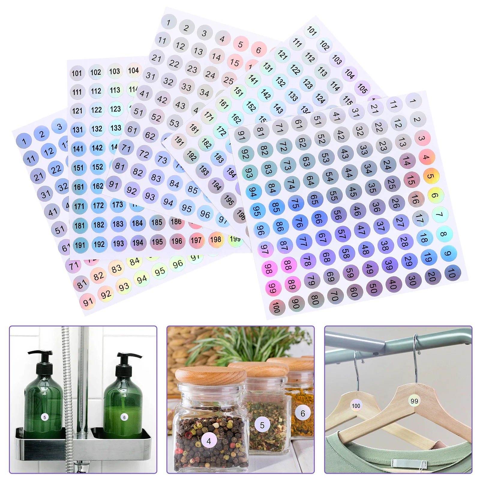 20 Sheets Color Changing Round Number Stickers Label Multi-use for Classroom Digital Labels
20 Sheets Color Changing Round Number Stickers Label Multi-use for Classroom Digital Labels
