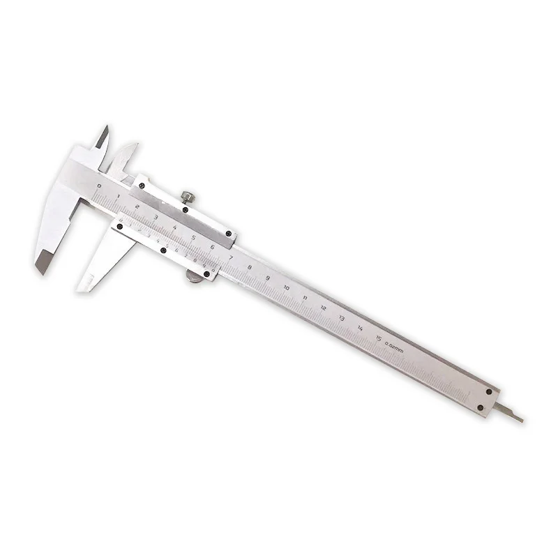 

Stainless Steel Vernier Caliper 6" 0-150mm 0.02mm Metal Calipers Gauge Micrometer Accurate Reading Caliper Measuring Tools