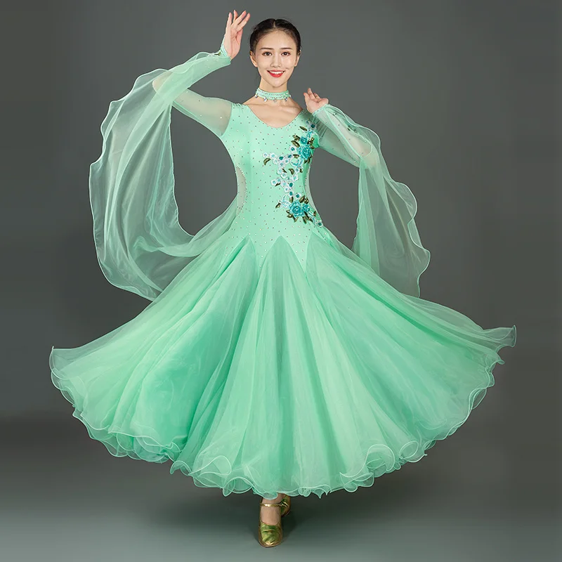 High Quality Sexy Women Adult International Standard Mint Green Red Blue Pink Competition Ballroom Dance Dress
High Quality Sexy Women Adult International Standard Mint Green Red Blue Pink Competition Ballroom Dance Dress