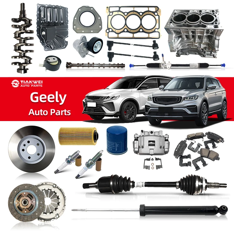 TIANWEI Best Selling China Auto Parts Automotive Imported For Geely Coolray Binyue Boyue Atlas Azakrra Okavango Tugella Haoyue
TIANWEI Best Selling China Auto Parts Automotive Imported For Geely Coolray Binyue Boyue Atlas Azakrra Okavango Tugella Haoyue