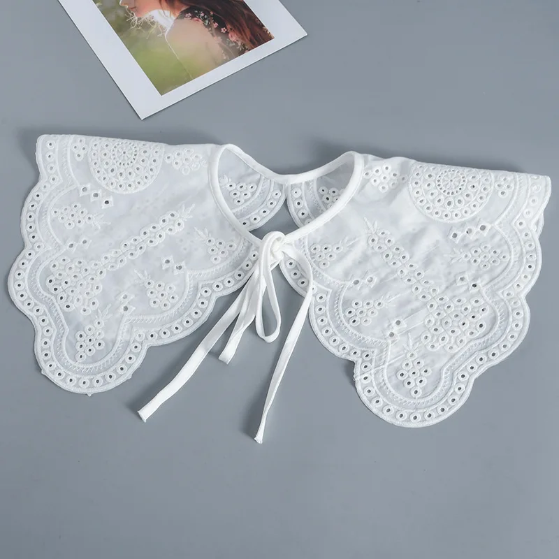Vintage Girls Fake Collar for Women Embroidery Big Lapel Shirt Detachable Collar Blouse Tops Flase Collar Clothing Accessory
Vintage Girls Fake Collar for Women Embroidery Big Lapel Shirt Detachable Collar Blouse Tops Flase Collar Clothing Accessory