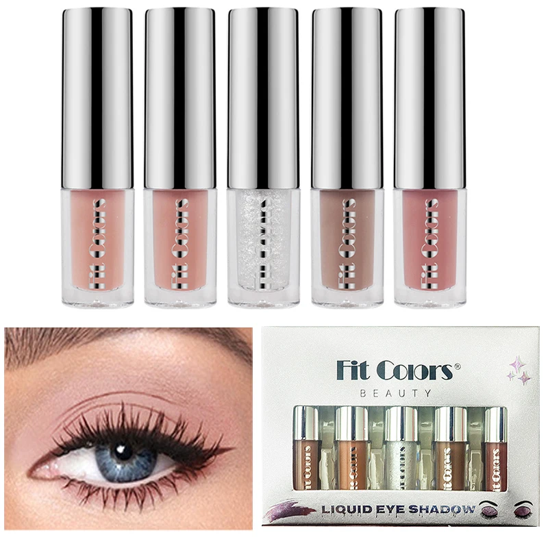 5pcs Liquid Eye Shadow Set Shimmer Matte Earth Tint Waterproof Long Lasting Eye Shadow Stick Brighten Eyes Shiny Makeup Cosmetic
5pcs Liquid Eye Shadow Set Shimmer Matte Earth Tint Waterproof Long Lasting Eye Shadow Stick Brighten Eyes Shiny Makeup Cosmetic