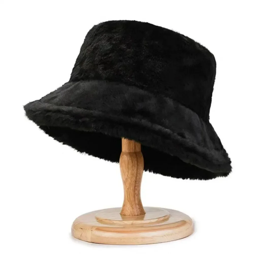Soft Faux Rabbit Fur Bucket Hat Thicken Autumn Winter Warm Plush Panama Casual Hats for Women Solid Ladies Fisherman Caps Bonnet
Soft Faux Rabbit Fur Bucket Hat Thicken Autumn Winter Warm Plush Panama Casual Hats for Women Solid Ladies Fisherman Caps Bonnet