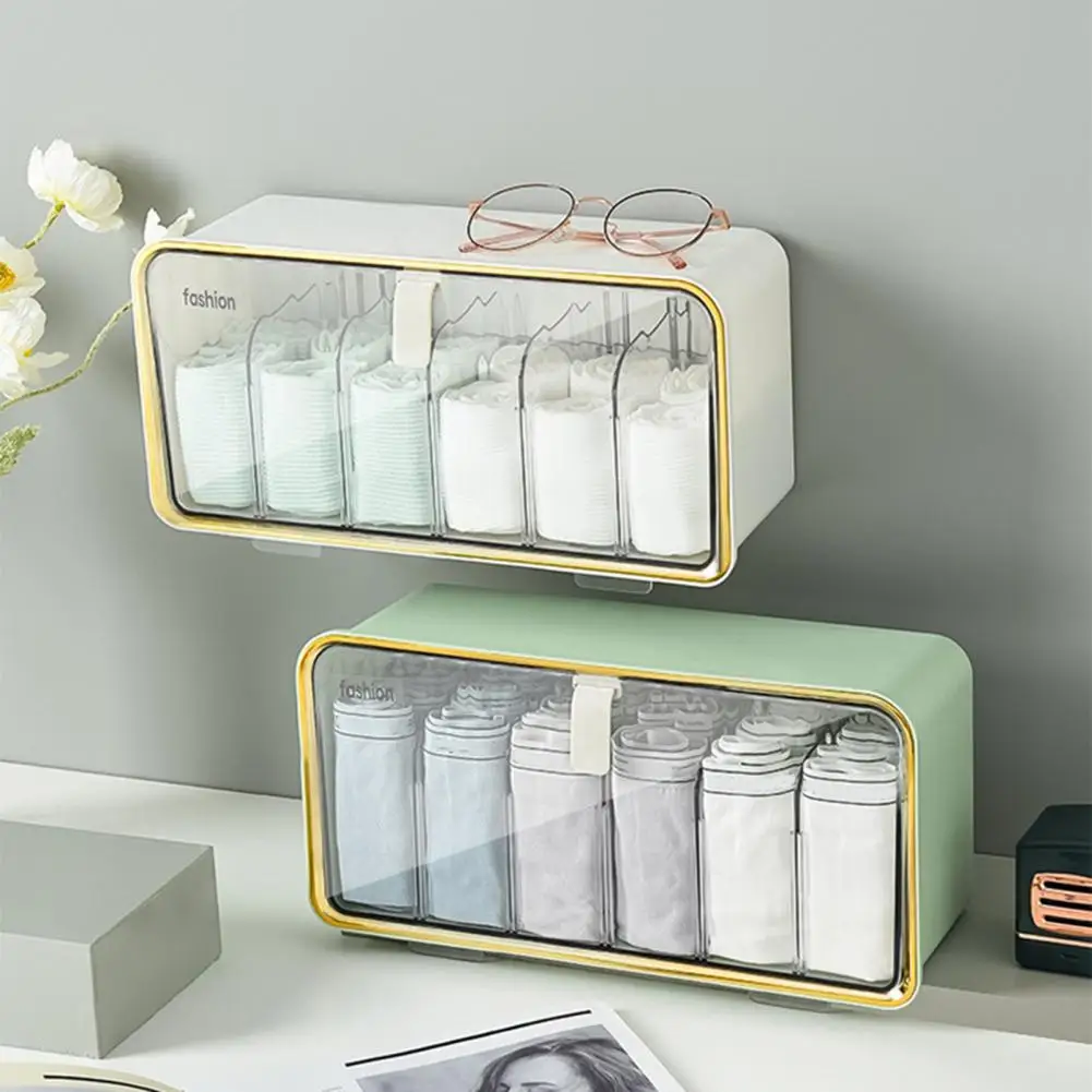 Ящик-органайзер для нижнего белья со съемными перегородками
Ящик-органайзер для нижнего белья со съемными перегородками