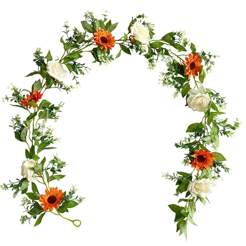 Spring artificial flower rattan dining table decoration wild flower green plant roll core rose imitation flower rattan
Spring artificial flower rattan dining table decoration wild flower green plant roll core rose imitation flower rattan