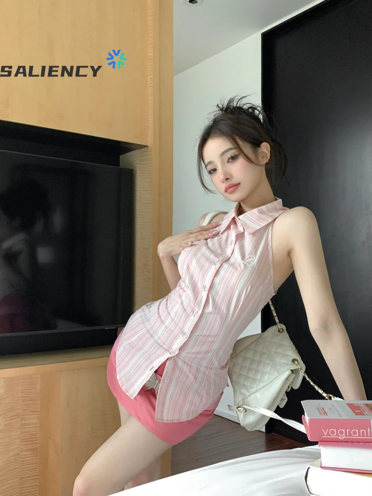 Винтажный полосатый жилет с завязкой сзади, рубашка, топ, женская рубашка допамин
Винтажный полосатый жилет с завязкой сзади, рубашка, топ, женская рубашка допамин