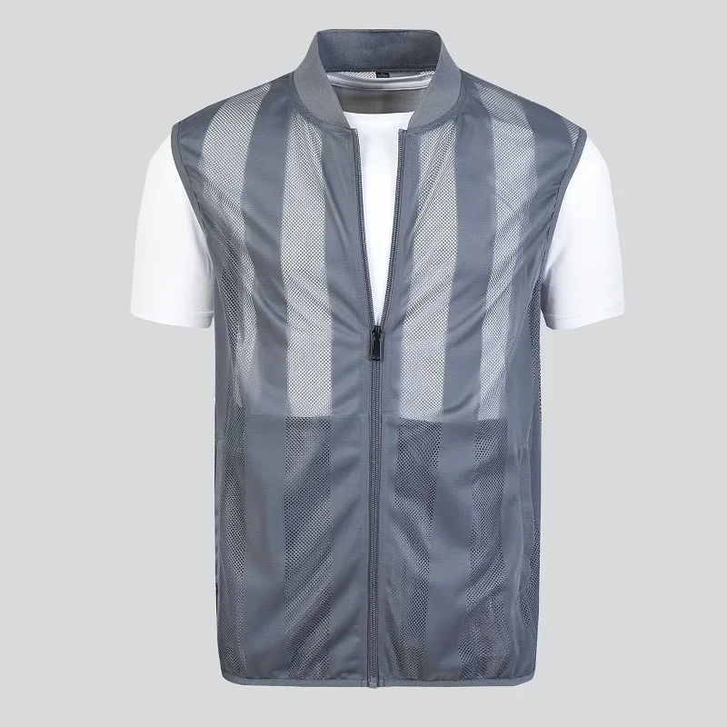 

Mens Waistcoats Men's Fashion Summer Ultra-thin Waistcoat Vest Men Sleeveless Breathable Outerwear Coat Casual Vests Jacket Male