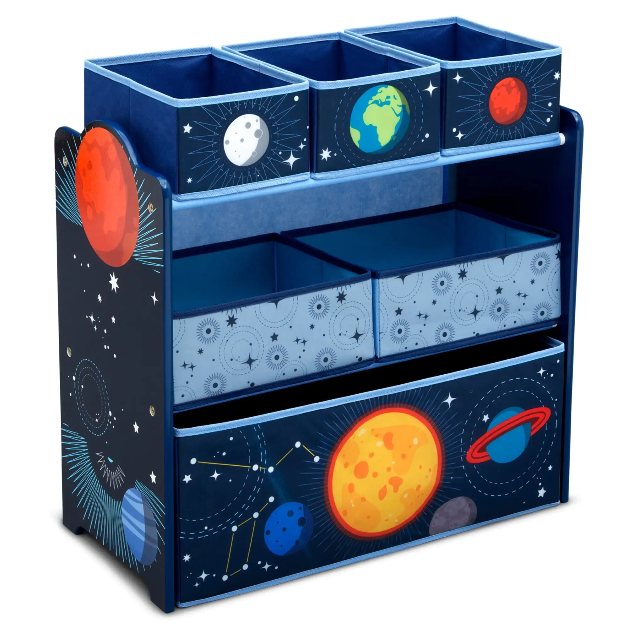 Space Adventures 6 Bin Design and Store Toy Organizer, Greenguard Gold Certified
Space Adventures 6 Bin Design and Store Toy Organizer, Greenguard Gold Certified