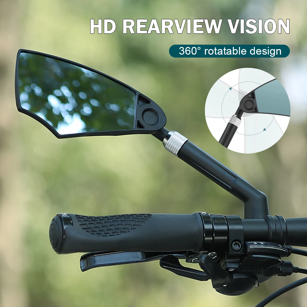Anti-Glare Bicycle Rear View Mirror Adjustable Telescopic Flexible 360 Wide Angle MTB E-Bike Electric Scooter HD Rearview Mirror
Anti-Glare Bicycle Rear View Mirror Adjustable Telescopic Flexible 360 Wide Angle MTB E-Bike Electric Scooter HD Rearview Mirror