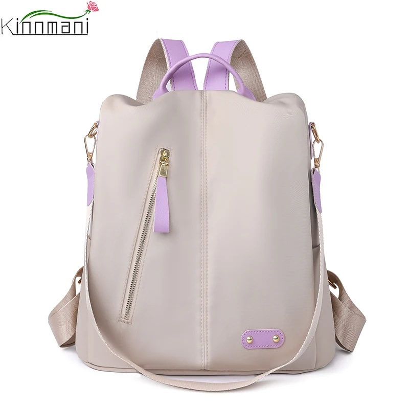 

Casual Women Oxford Backpacks Ladies Anti-theft Bagpack Large Capacity School Book Bags Teenager Girls Travel Rucksack Mochila