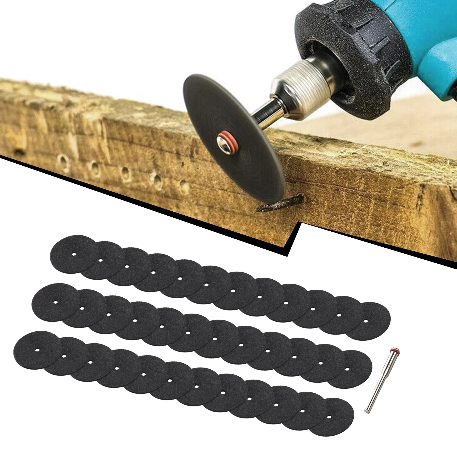 36pcs 24mm Resin Cutting Wheel Cutting Disc + 1pcs Connecting Rod Herramientas Ferramentas Multimeter Multitool Woodworking
36pcs 24mm Resin Cutting Wheel Cutting Disc + 1pcs Connecting Rod Herramientas Ferramentas Multimeter Multitool Woodworking