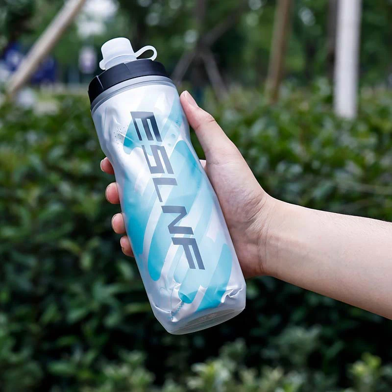 

ESLNF велосипедная бутылка для воды, защита от льда, Спортивная бутылка для воды большой емкости, фитнесс, аксессуары для воды