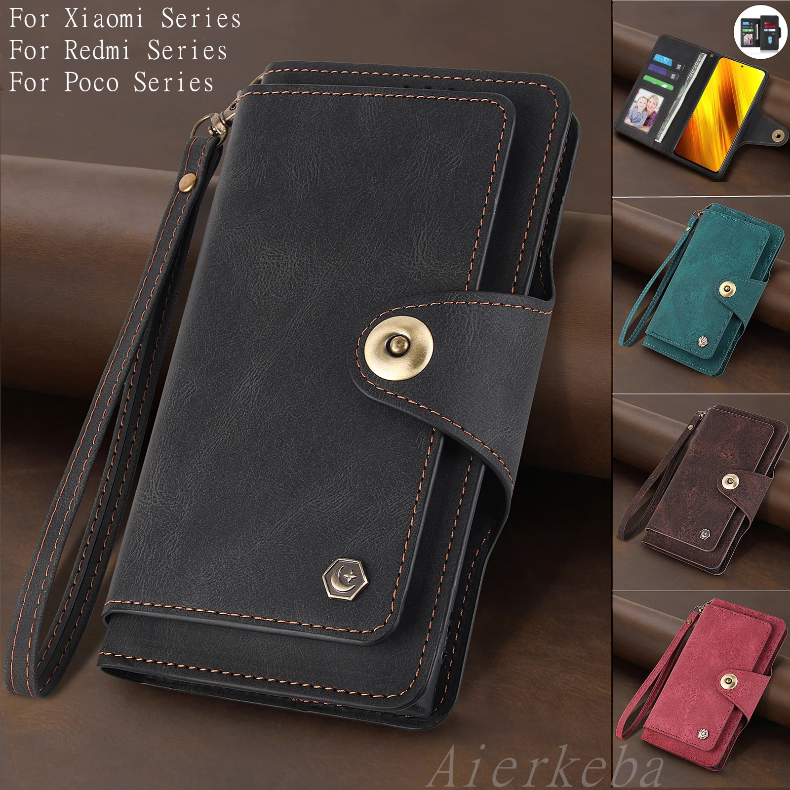 Leather Flip Wallet Case For XiaoMi 12T 11T Mi Poco X3 F3 M4 X4 Pro NFC RedMi Note 11 11S 10 10S Pro 5G Card Slot Phone Bag Etui
Leather Flip Wallet Case For XiaoMi 12T 11T Mi Poco X3 F3 M4 X4 Pro NFC RedMi Note 11 11S 10 10S Pro 5G Card Slot Phone Bag Etui