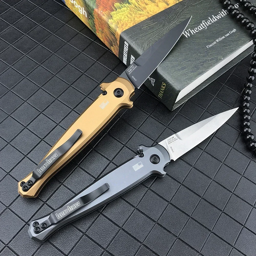 Pocket EDC Tool Kershaw 7150 Launch 8 AU/TO Folding Knife 3.5" Stonewashed D2 Spear Point Blade Aluminum Handles W/ Carbon Fiber
Pocket EDC Tool Kershaw 7150 Launch 8 AU/TO Folding Knife 3.5" Stonewashed D2 Spear Point Blade Aluminum Handles W/ Carbon Fiber