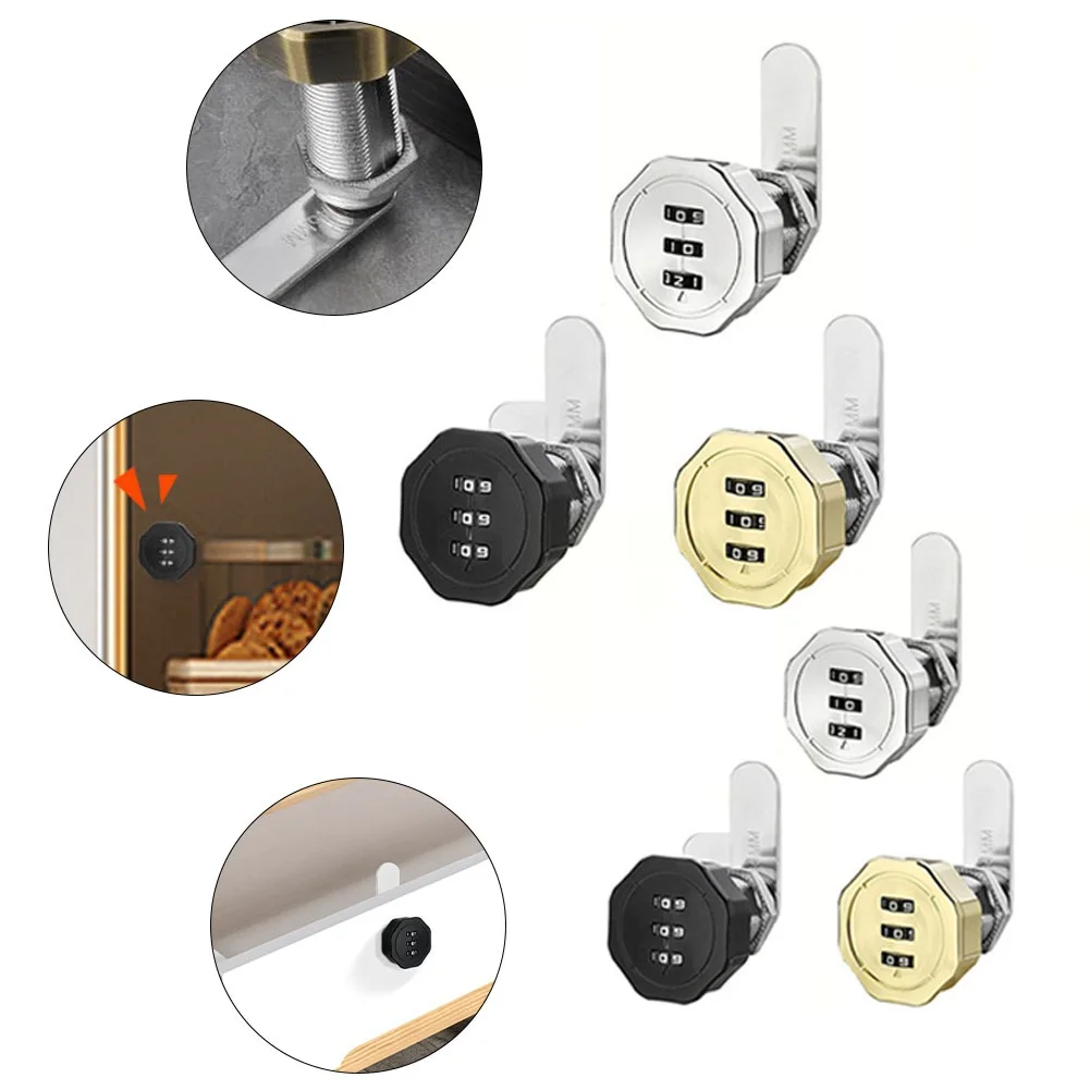 Drawer Combination Lock Cabinet Password Lock Mailbox Password Lock Combination Lock Anti Rust Anti Corrosion Hardware Parts
Drawer Combination Lock Cabinet Password Lock Mailbox Password Lock Combination Lock Anti Rust Anti Corrosion Hardware Parts