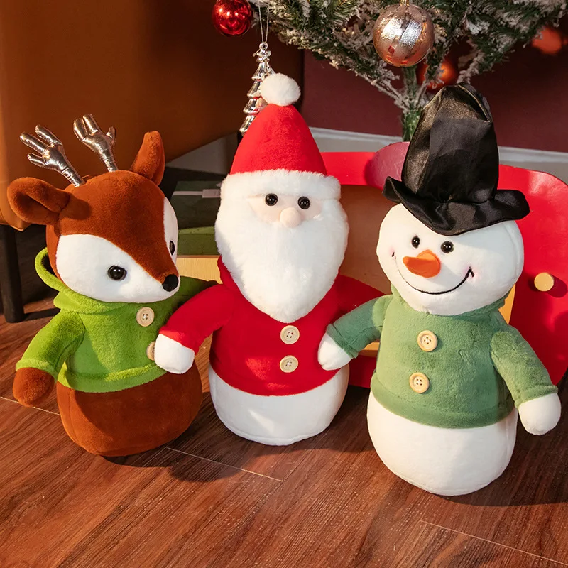 40cm Christmas Decor Gifts Santa Claus Snowman Elk Doll Plush Toy Scene Pendant Decoration Stuffed Chrim Xmas Ornaments
40cm Christmas Decor Gifts Santa Claus Snowman Elk Doll Plush Toy Scene Pendant Decoration Stuffed Chrim Xmas Ornaments