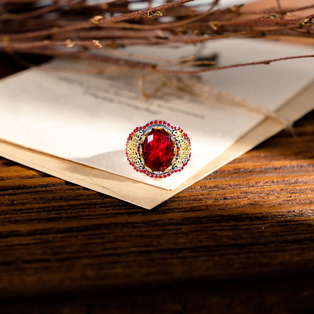 Luxury Red Natural Zircon Ring for Women Rose Gold Color Boho Ethnic Accessories Vintage Wedding Party Fine Jewelry
Luxury Red Natural Zircon Ring for Women Rose Gold Color Boho Ethnic Accessories Vintage Wedding Party Fine Jewelry