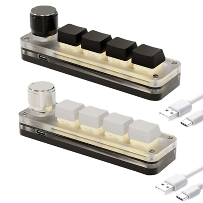 Пользовательская мини-клавиатура, 4 клавиши, макро-кнопка, поддержка программирования Macropad, RGB-клавиатура с горячей игровая
Пользовательская мини-клавиатура, 4 клавиши, макро-кнопка, поддержка программирования Macropad, RGB-клавиатура с горячей игровая