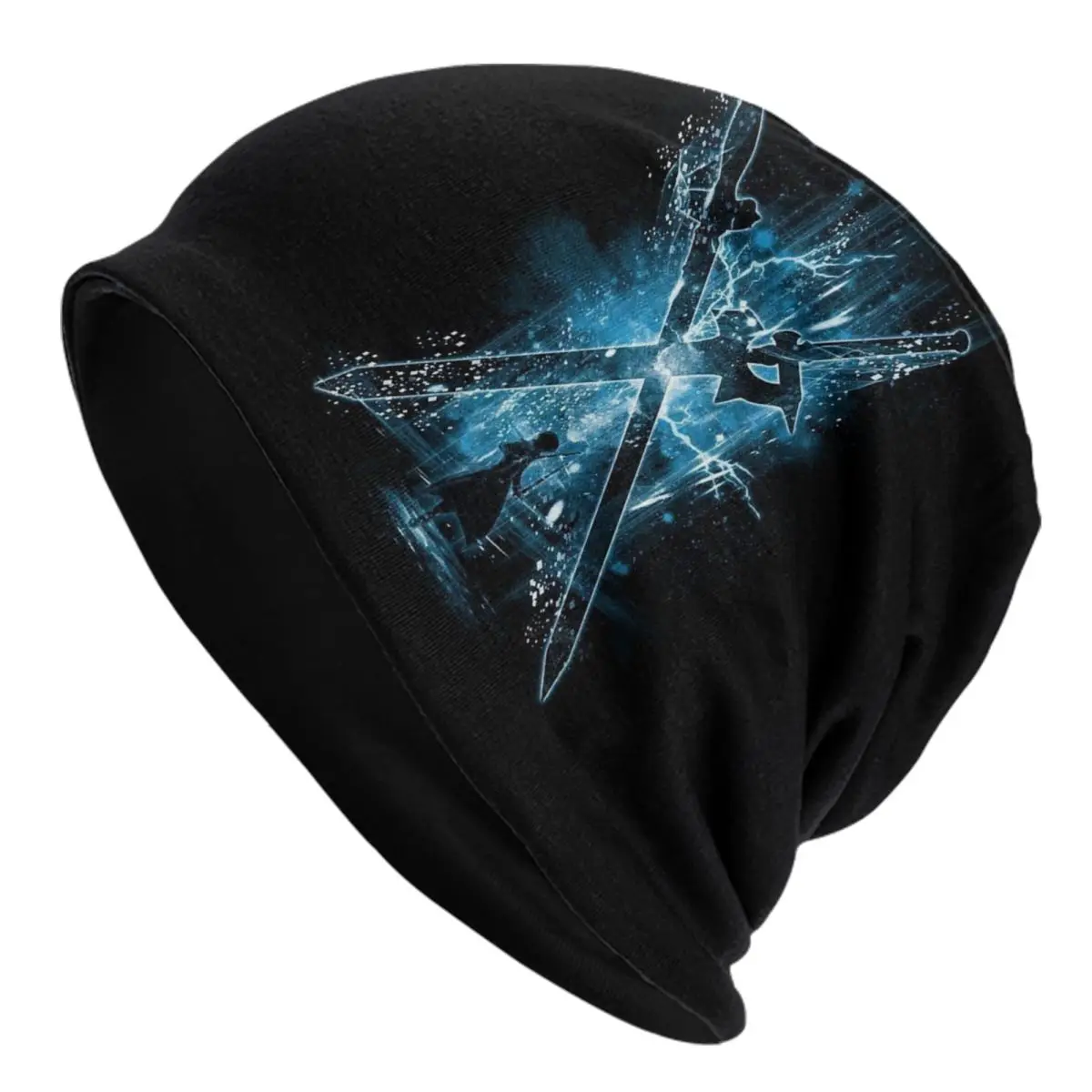 

Sao Anime Sword Art Online Bonnet Hat Knitted Hats Men Women Cool Unisex Warm Winter Beanies Cap