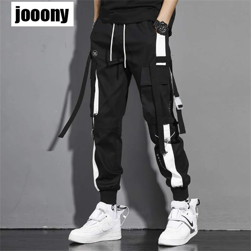Joggers Cargo Pants for Men Casual Hip Hop Hit Color Pocket Male Trousers Sweatpants Streetwear Ribbons Techwear Pants
Joggers Cargo Pants for Men Casual Hip Hop Hit Color Pocket Male Trousers Sweatpants Streetwear Ribbons Techwear Pants