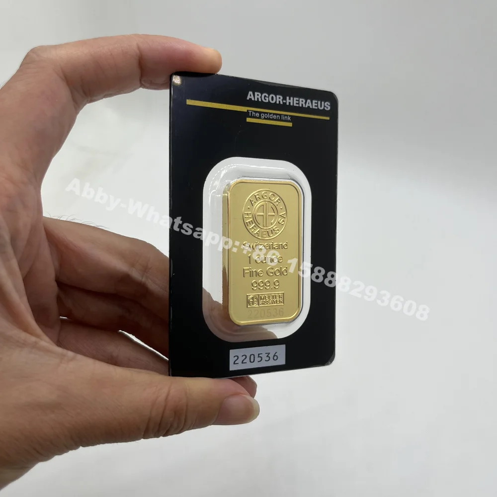 New Sealed Packaging 24K Gold Plated Bar Switzerland Bullion Ingot Non-magnetic replic copy nugget for collection
New Sealed Packaging 24K Gold Plated Bar Switzerland Bullion Ingot Non-magnetic replic copy nugget for collection