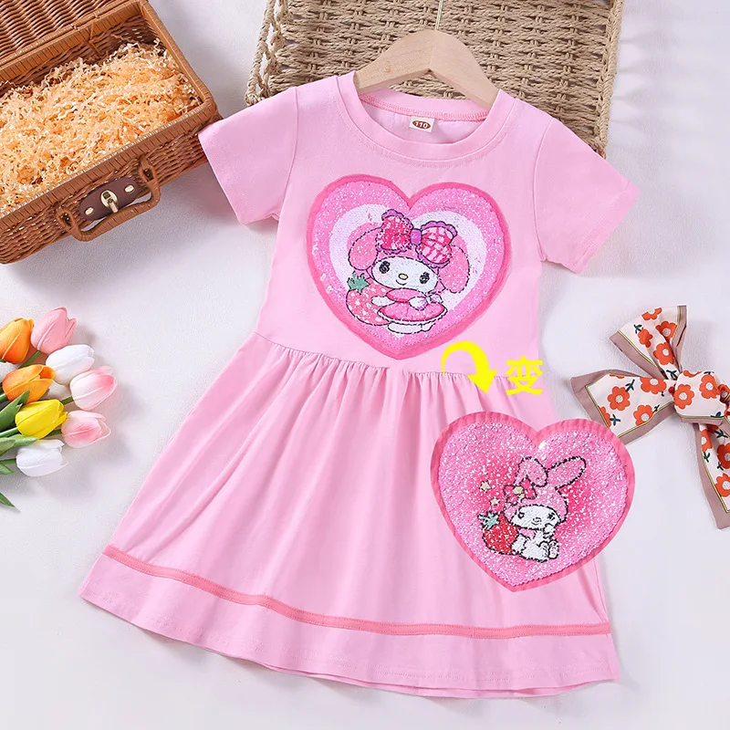 2024 детское платье Kuromi Sanrio Kawaii аниме My Melody Cinnamoroll платье блестящее милое сердце для девочек Милая одежда принцессы Детский подарок
2024 детское платье Kuromi Sanrio Kawaii аниме My Melody Cinnamoroll платье блестящее милое сердце для девочек Милая одежда принцессы Детский подарок