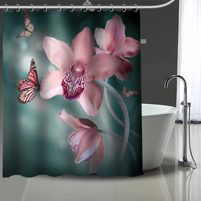 Home Bathroom Decoration Waterproof Shower Curtain Bathroom Printing Curtain Orchid Pattern Shower Curtain
Home Bathroom Decoration Waterproof Shower Curtain Bathroom Printing Curtain Orchid Pattern Shower Curtain