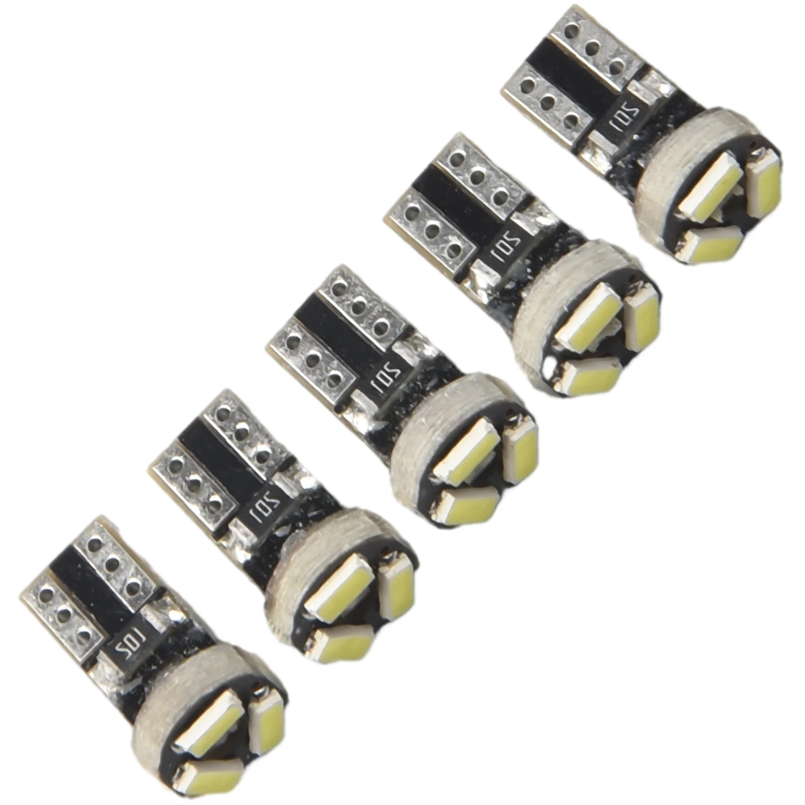 10Pcs New T5 3 SMD 74 17 37 70 2721 DC 12V Car LED Bulbs 6000K 800LM White Car Instrument Lamps ABS Universal Auto Lights
10Pcs New T5 3 SMD 74 17 37 70 2721 DC 12V Car LED Bulbs 6000K 800LM White Car Instrument Lamps ABS Universal Auto Lights