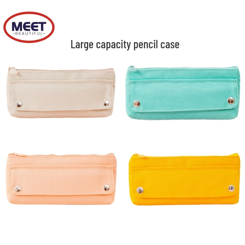 Double hidden buckle large capacity pencil cases Stationery bag for students business people for office school supplies
Double hidden buckle large capacity pencil cases Stationery bag for students business people for office school supplies