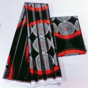 최신 아프리카 왁스 패턴 새틴 실크 원단 드레스, 크리에이티브 디지털 인쇄 왁스 새틴 실크 원단, 3   3 야드/묶음! L112286