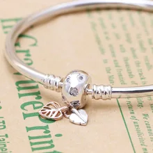 TOP SALE Authentic 100% 925 Sterling Silver Deciduous Chain Buckle Classic Bangle & Bracelet Christmas Gift
TOP SALE Authentic 100% 925 Sterling Silver Deciduous Chain Buckle Classic Bangle & Bracelet Christmas Gift
