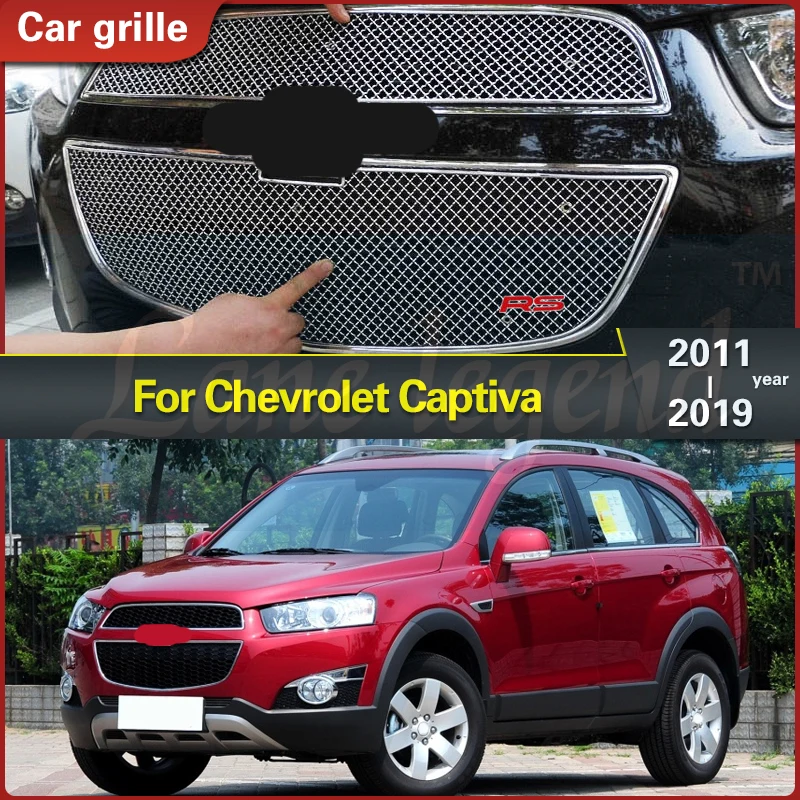 2PCS/SET Stainless Steel CAR FRONT BUMPER RACING GRILLS GRILLE AROUND TRIM COVER FOR Chevrolet Captiva 2011-2019 RS Grills
2PCS/SET Stainless Steel CAR FRONT BUMPER RACING GRILLS GRILLE AROUND TRIM COVER FOR Chevrolet Captiva 2011-2019 RS Grills