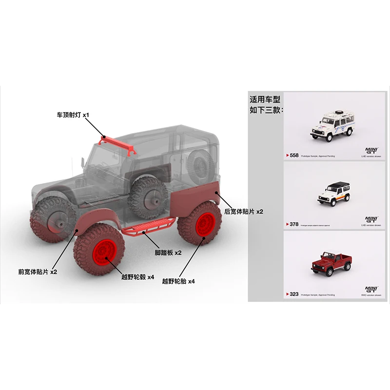 Набор для бездорожья Hobby Venom 1/64 для миниатюрных моделей Land Rover Defender, модификации автомобилей, гоночный автомобиль, игрушка Hotwheels Tomica
Набор для бездорожья Hobby Venom 1/64 для миниатюрных моделей Land Rover Defender, модификации автомобилей, гоночный автомобиль, игрушка Hotwheels Tomica
