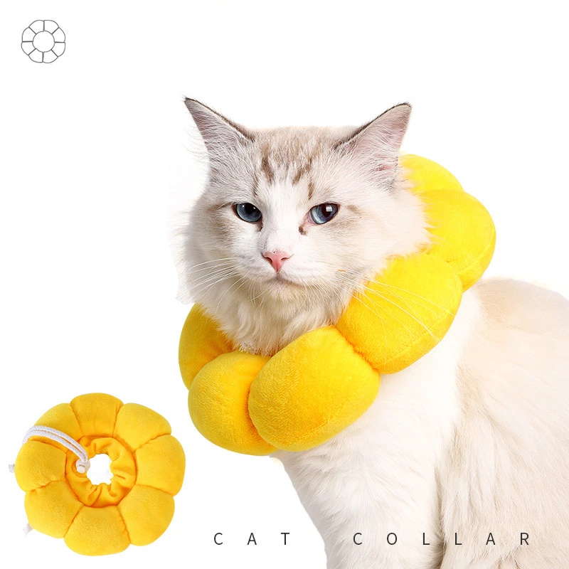Cat Cute Protective Collar for Wound Healing Protection Elizabeth Collar for Pets Soft Cotton Adjustable Anti-bite Recovery Ring
Cat Cute Protective Collar for Wound Healing Protection Elizabeth Collar for Pets Soft Cotton Adjustable Anti-bite Recovery Ring