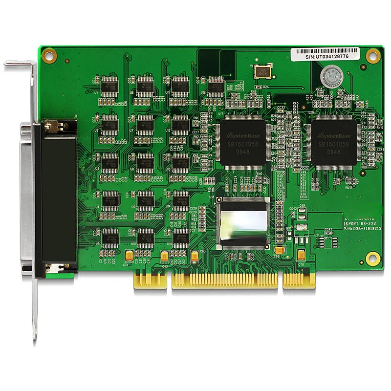 UT-7516 PCI Serial Port Card PCI To 16 Port RS232 Multi COM Port Card DB9 Expansion Card
UT-7516 PCI Serial Port Card PCI To 16 Port RS232 Multi COM Port Card DB9 Expansion Card