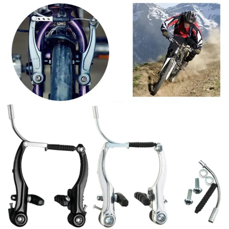 New 55-70mm MTB V Brake Front Or Rear Aluminum Alloy 110mm Rubber Covers Curved Rods Bicycle Parts For Mountain Bicycle Cycling
New 55-70mm MTB V Brake Front Or Rear Aluminum Alloy 110mm Rubber Covers Curved Rods Bicycle Parts For Mountain Bicycle Cycling