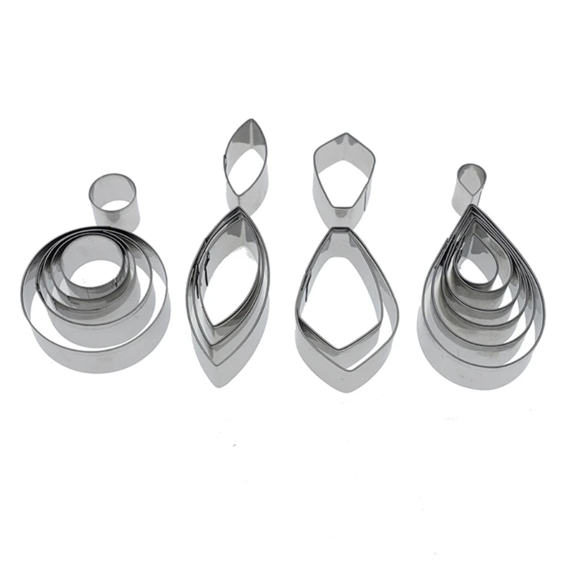 20pcs Clay Cutter Stainless Steel Drop Round Ceramic Pottery Mold Designer DIY Polymer Clay Craft Cutting Mould for Jewlery 667A
20pcs Clay Cutter Stainless Steel Drop Round Ceramic Pottery Mold Designer DIY Polymer Clay Craft Cutting Mould for Jewlery 667A