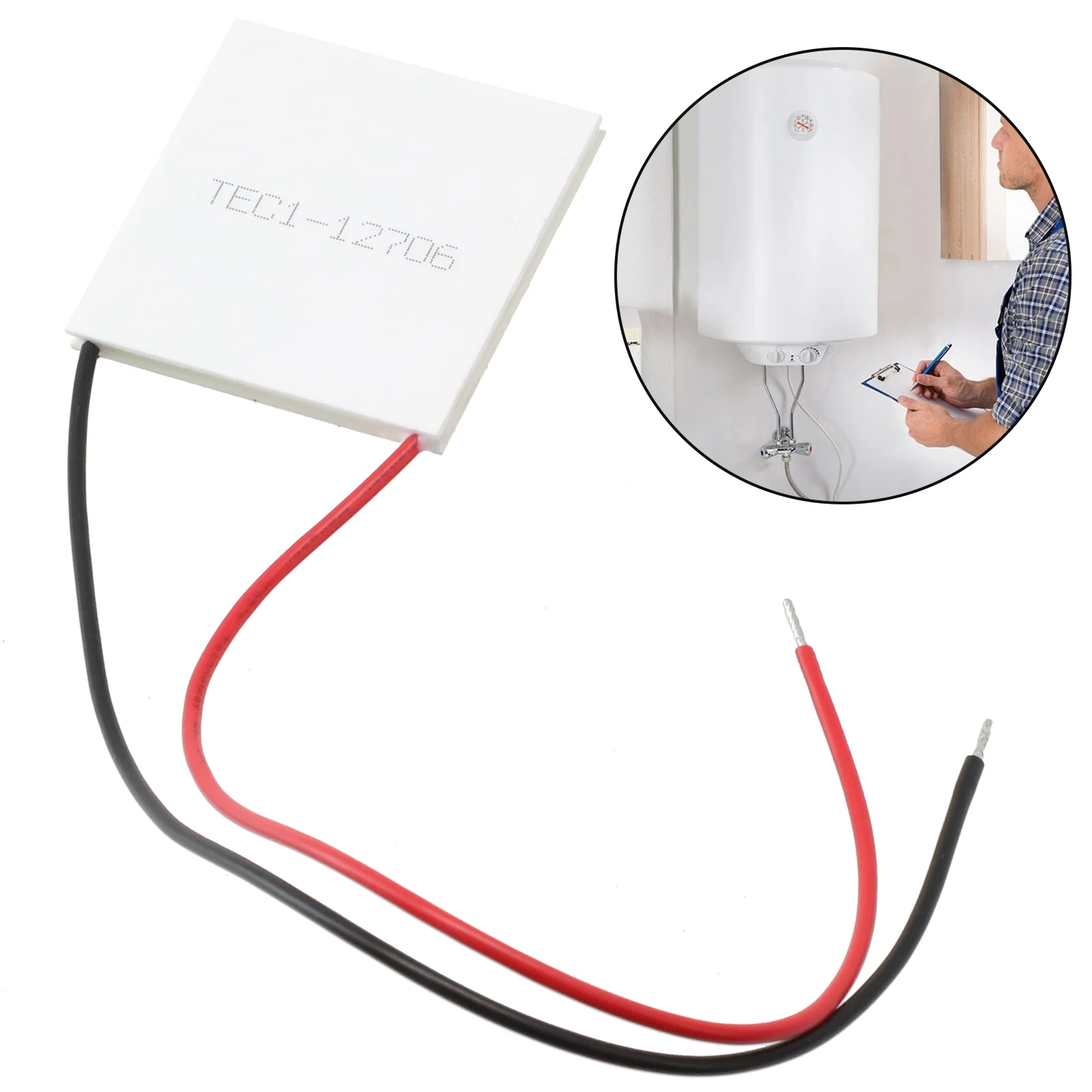 TEC1-12706 Heatsink Module Heatsink Module -30℃ To 70℃ 4.5A Rated Current 40x40x4mm Aprrox DC12V 4.5A Rated Current
TEC1-12706 Heatsink Module Heatsink Module -30℃ To 70℃ 4.5A Rated Current 40x40x4mm Aprrox DC12V 4.5A Rated Current