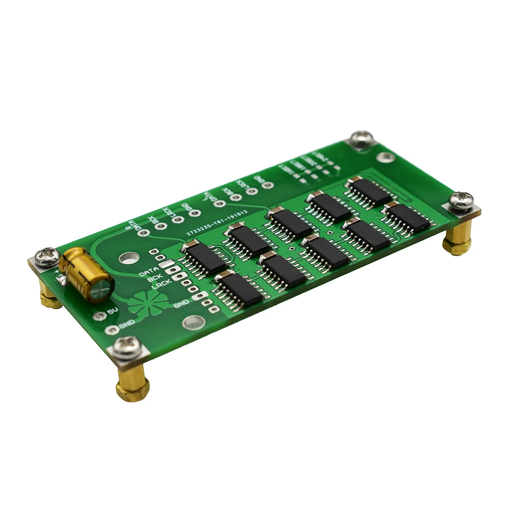 NOS DAC/I2S format NOS decoder shifter board and I2S data conversion right-aligned format DC 5V T0855
NOS DAC/I2S format NOS decoder shifter board and I2S data conversion right-aligned format DC 5V T0855