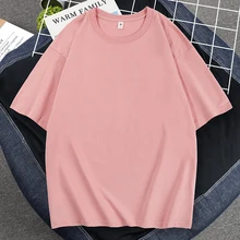 2022Solid Color CottonTT-shirt Short Sleeve Loose Hong Kong Style
2022Solid Color CottonTT-shirt Short Sleeve Loose Hong Kong Style