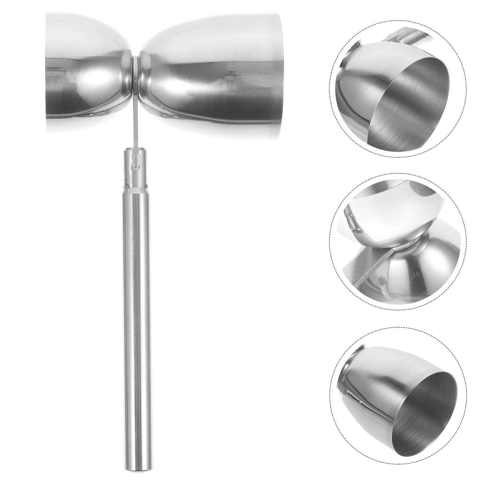 Two-color Long Handle Double-ended Measuring Cup Glasses Jigger Stainless Steel Japanese
Two-color Long Handle Double-ended Measuring Cup Glasses Jigger Stainless Steel Japanese