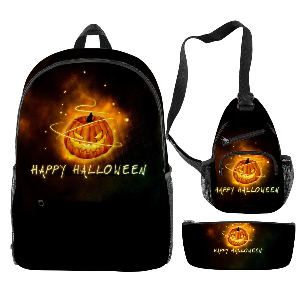 Popular Youthful Funny Happy Halloween 3pcs/Set Backpack 3D Print Bookbag Laptop Daypack Backpacks Chest Bags Pencil Case
Popular Youthful Funny Happy Halloween 3pcs/Set Backpack 3D Print Bookbag Laptop Daypack Backpacks Chest Bags Pencil Case